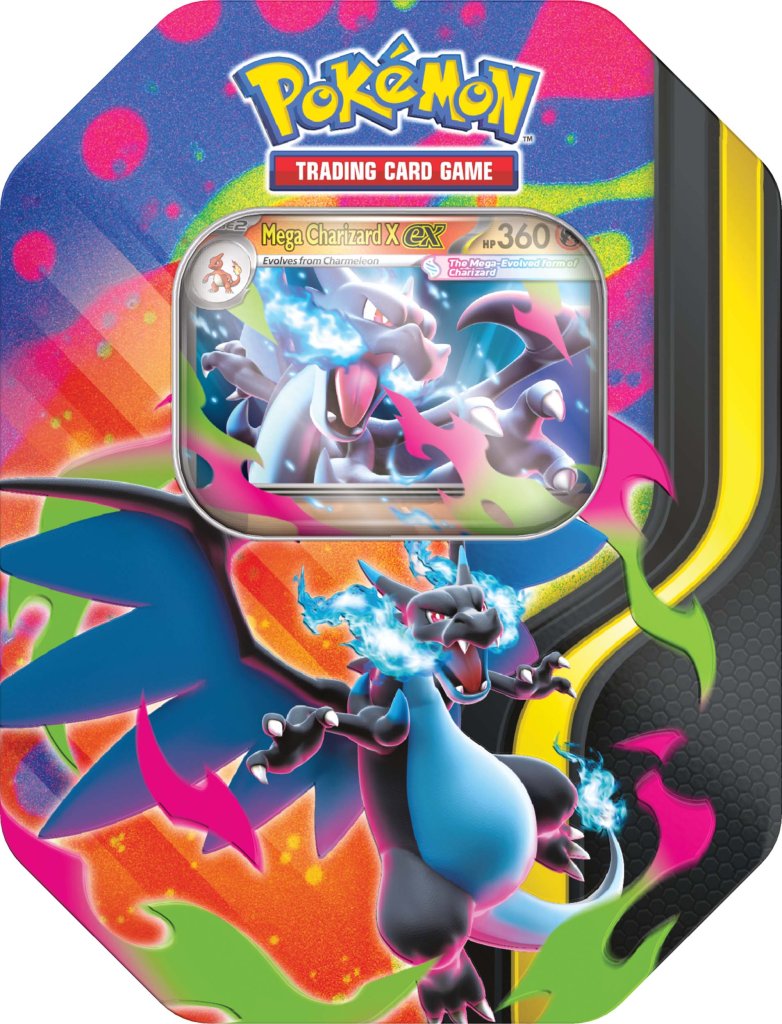 Pokémon TCG - Mega Charizard Tin - Set