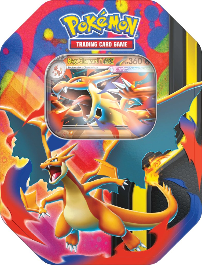 Pokémon TCG - Mega Charizard Tin - Set