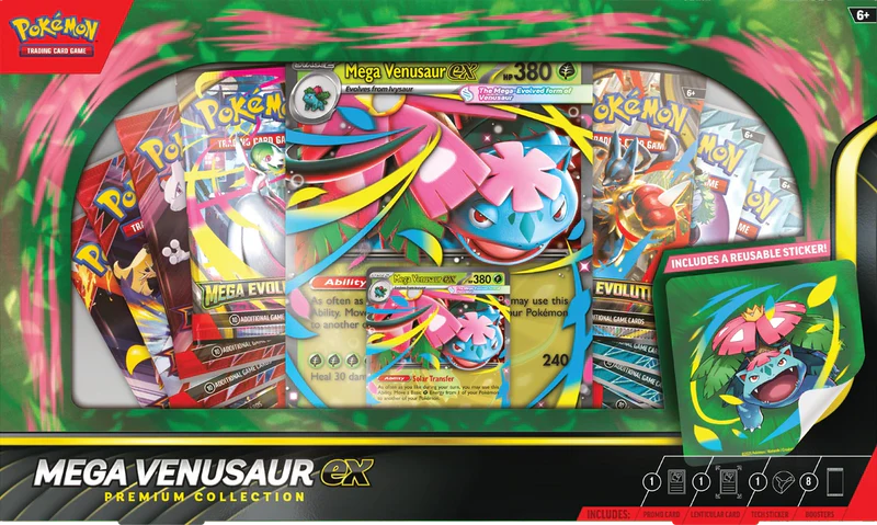 Mega Venusaur Ex - Premium Collection