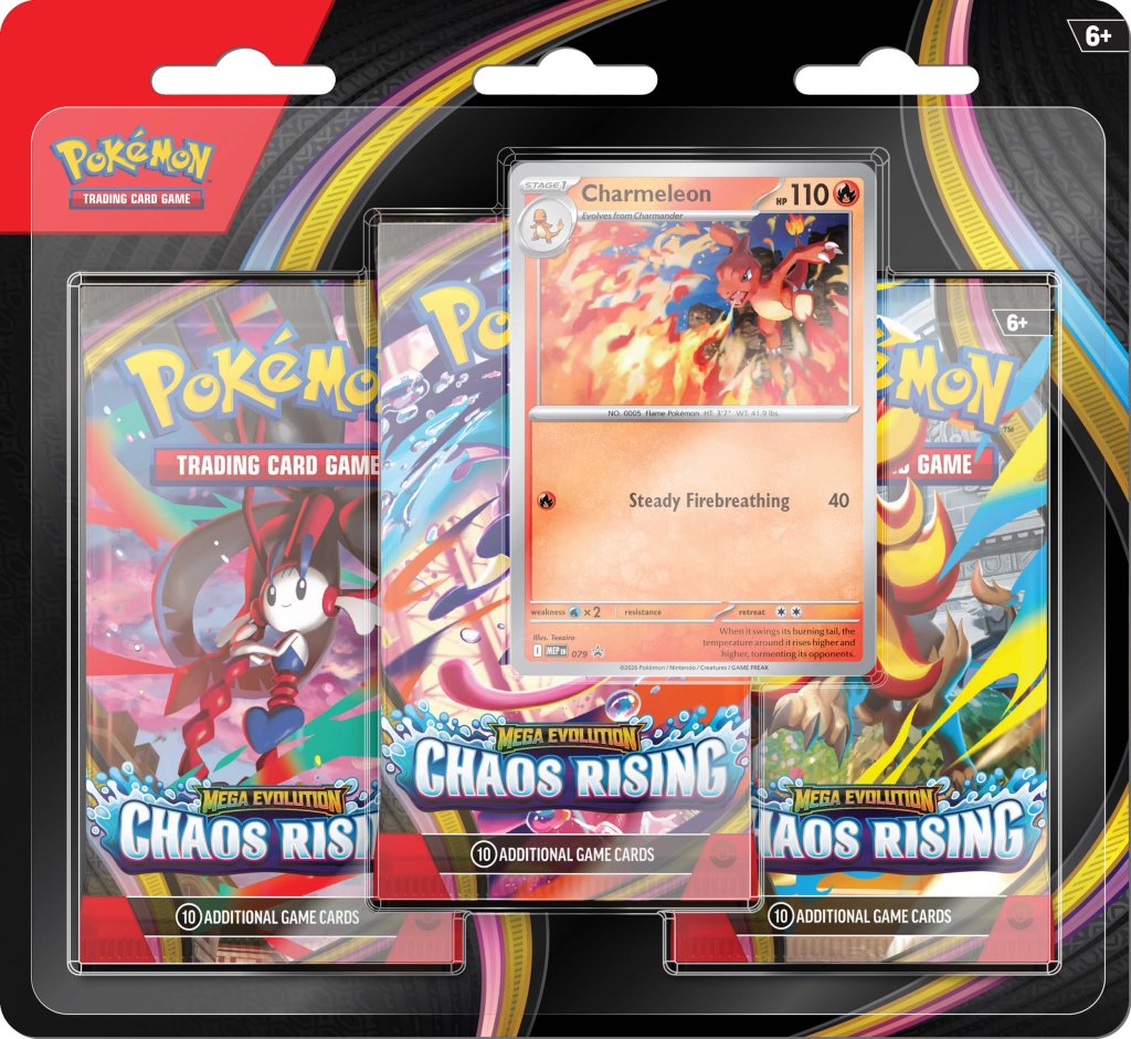 Pokémon TCG - Chaos Rising - 3-Booster Blister