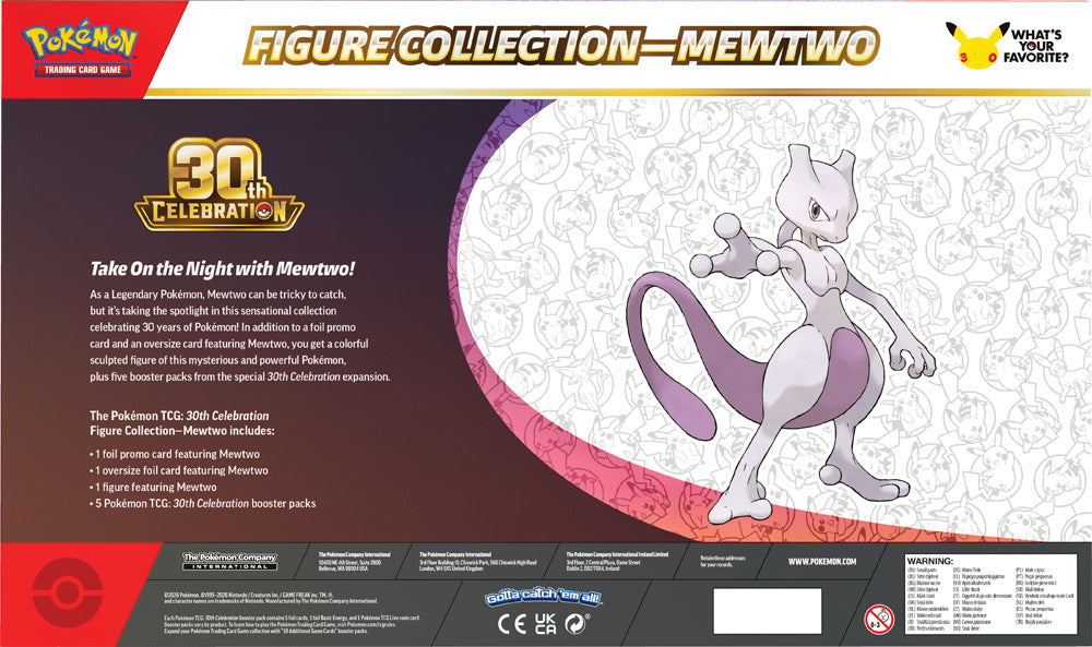 30th Celebration - Figure Collection - Mew / Mewtwo - Set