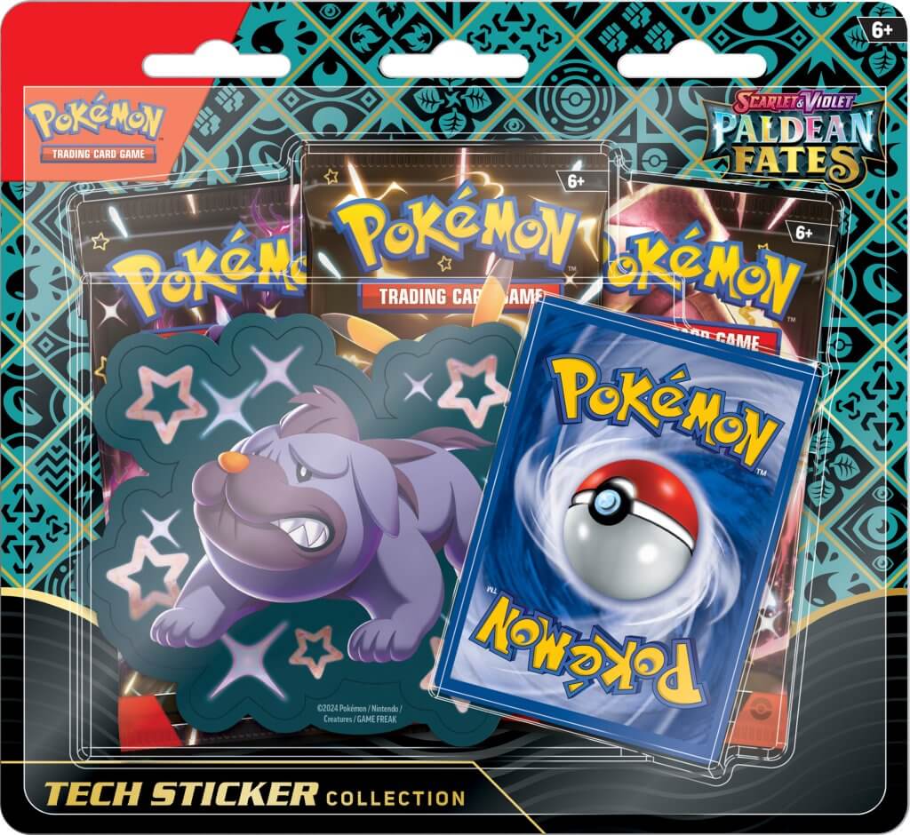*Pre-Order* POKÉMON TCG - Scarlet & Violet - Paldean Fates - Tech Sticker Blister