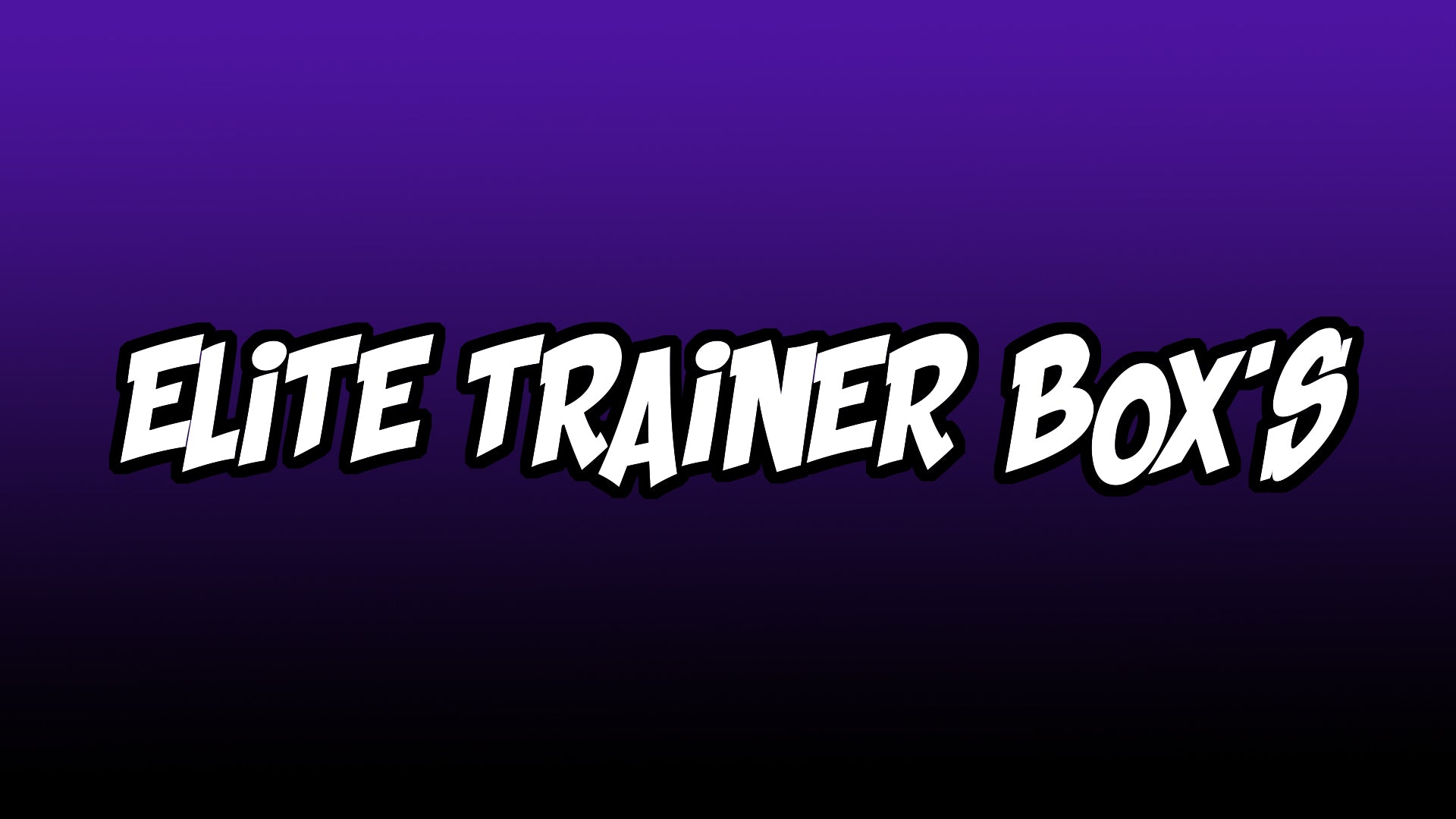 Elite Trainer Box