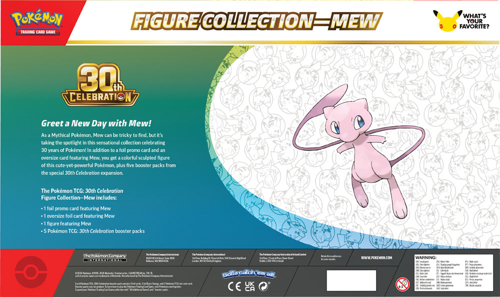 30th Celebration - Figure Collection - Mew / Mewtwo - Set