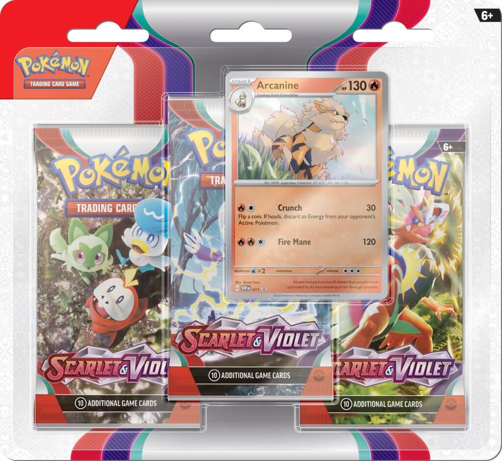 Pokemon TCG - Scarlet & Violet - Three-Booster Blister