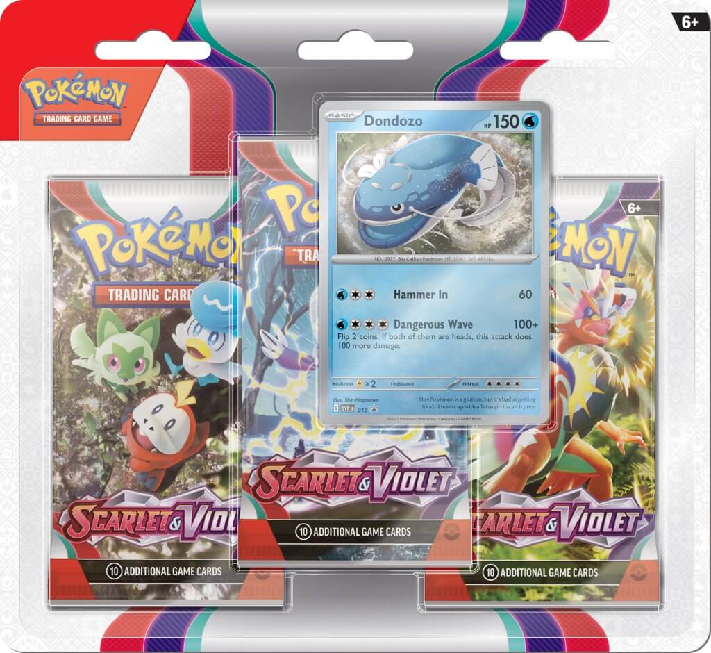 Pokemon TCG - Scarlet & Violet - Three-Booster Blister