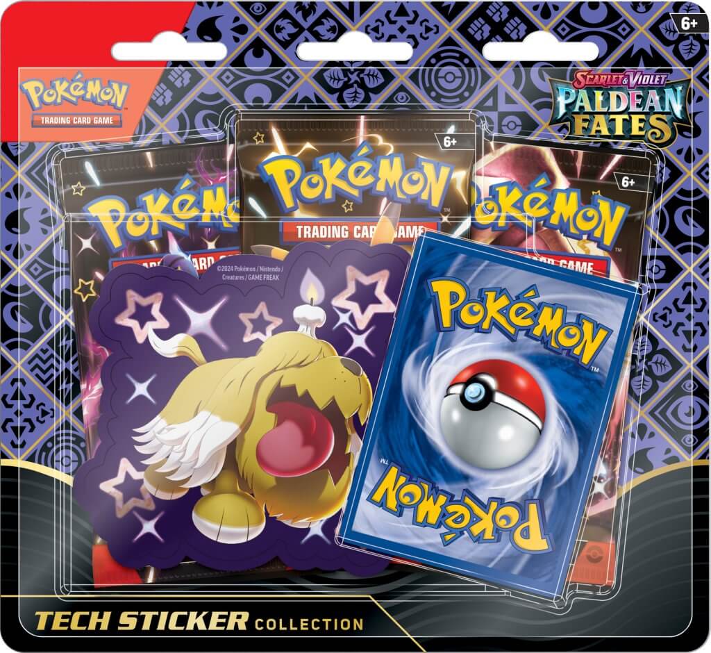 *Pre-Order* POKÉMON TCG - Scarlet & Violet - Paldean Fates - Tech Sticker Blister