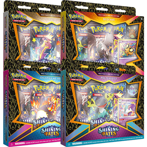 Pokémon TCG - Shining Fates - Mad Party Pin Collection