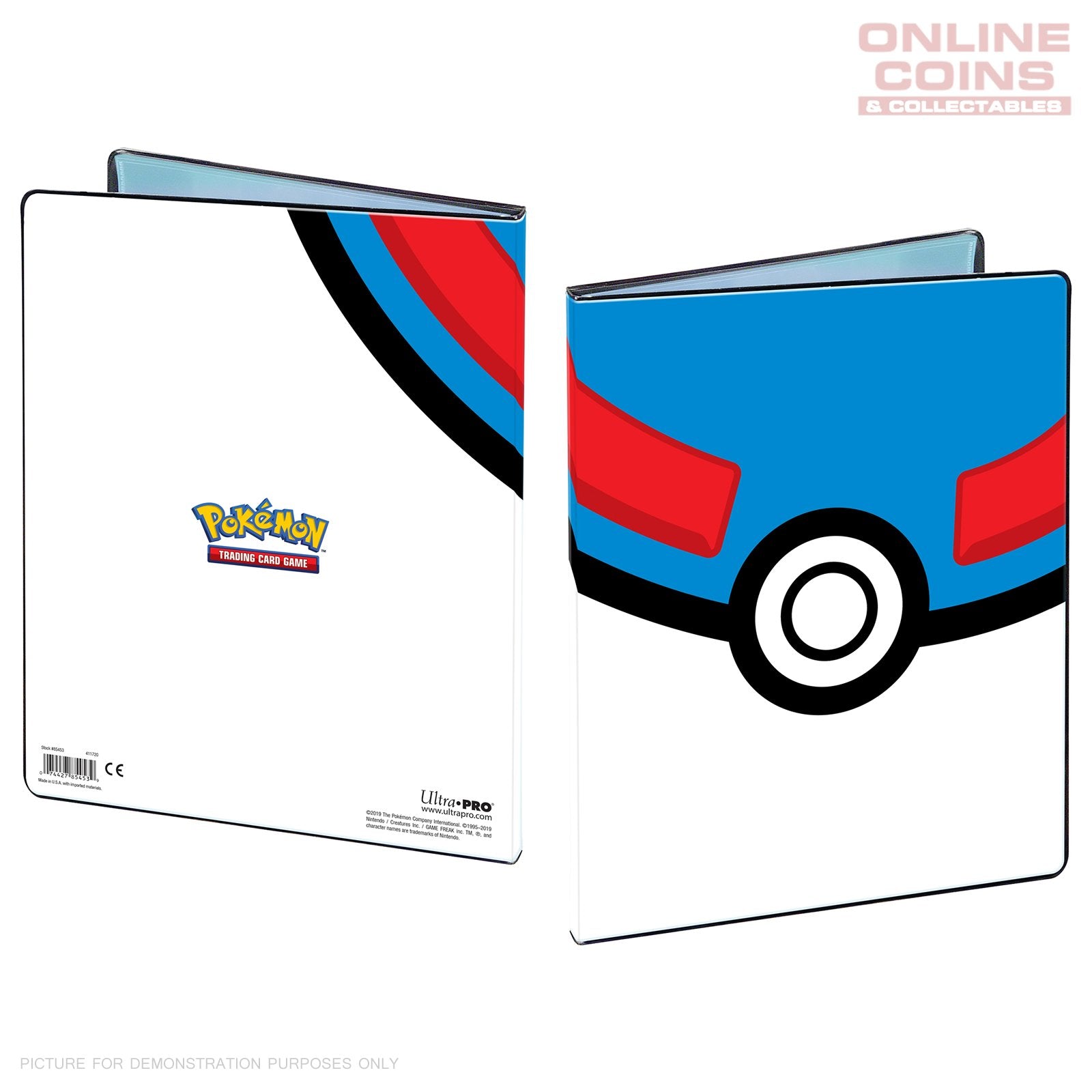 ULTRA PRO Pokémon - PRO Binder Full View 9PKT - Great Ball